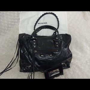 Balenciaga Medium Classic City Leather Satchel
